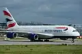 A British Airways A380.