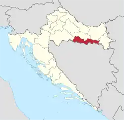 Brod-Posavina County in Croatia