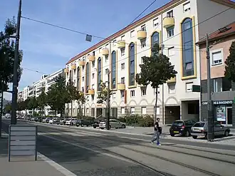 Buildings on the Avenue Franklin Roosevelt