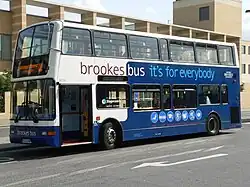 Brookes Bus Dennis Trident 2 with Plaxton President bodywork