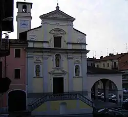 The church in Brusnengo