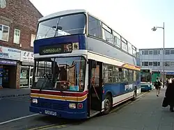 Dennis Dominator with East Lancs 1984-style bodywork in 1998