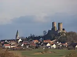 A view of the Münzenberg Castle