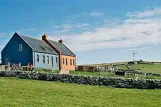 Burkle, Fair Isle - Croft houses