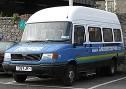 LDV Convoy with a high-roof (before improvements)