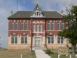Butterfield Trail Museum, formerly the Logan County courthouse, in Russell Springs (2014)