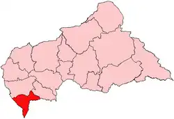 Sangha-Mbaéré, prefecture of Central African Republic