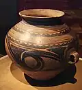 Painted jar of the Majiayao culture, Late Neolithic period (3300–2200 BC)