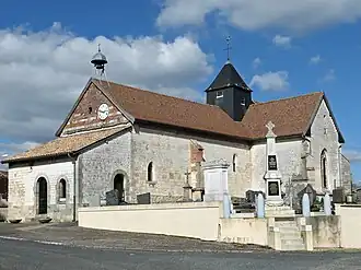 The church of Saint-Pierre in Courtémont