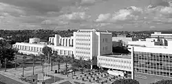 View of Cal State Fullerton from Nutwood