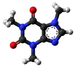 3D structure of caffeine