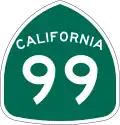 State Route 99 marker