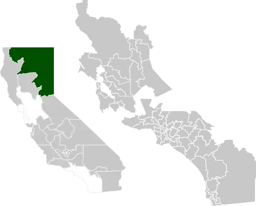 Map of the district