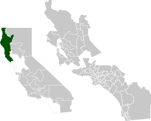 Map of the district