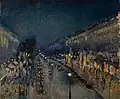 Camille Pissarro, Boulevarde Montemartre at Night (1898)