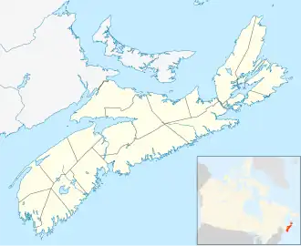 Kentville is located in Nova Scotia