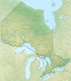 Toronto is located in Ontario
