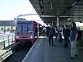 Eastbound DLR platform looking south