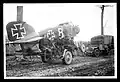 A captured German aircraft 1 January 1918