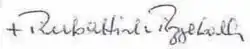 Pierbattista Pizzaballa's signature
