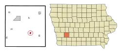 Location in the State of Iowa