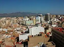 Central parts of Castelló de la Plana.