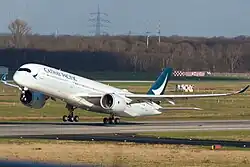 A Cathay Pacific A350