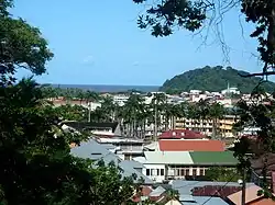 Cayenne downtown view from Ceperou hill.