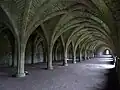 Vaulted cellarium used as food storage