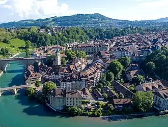 Aerial view of the Old City
