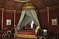 Luxurious chamber of Joséphine de Beauharnais with the bed of origin