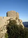 Old dungeon of the castle, seen from the west