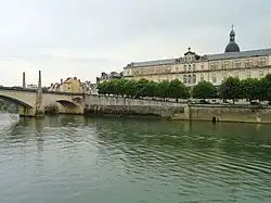 View of Saône River in Chalon sur Saône, Saône-et-Loire.