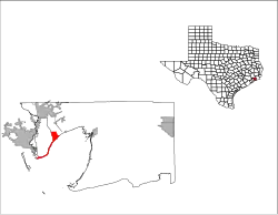 Location of Beach City, Texas