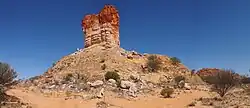 Tall rock formation