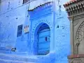 The blue-hued houses of Chaouen, Morocco