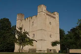 The stone donjon at Chambois