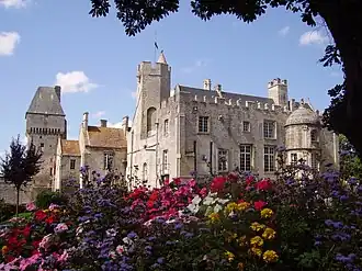 The chateau in Creully
