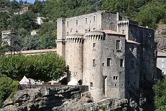Castle of Largentière.