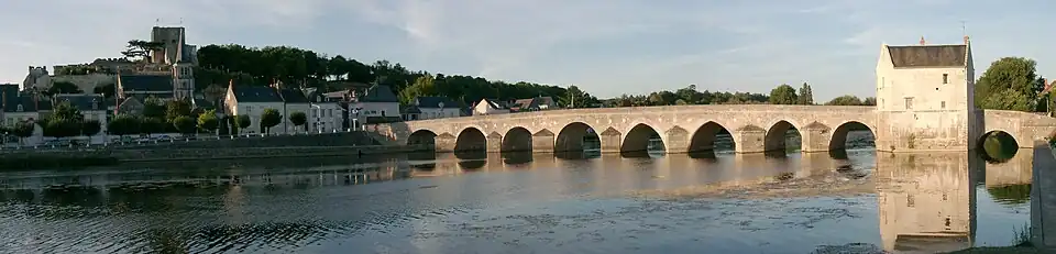 The Cher river at Montrichard.