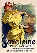 Hand-lettered titles were used in harmony with the design. Chéret used design as the dominant features while reducing the text to a minor role.