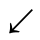 c4 down-left arrow