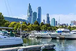 Burnham Harbor Chicago View