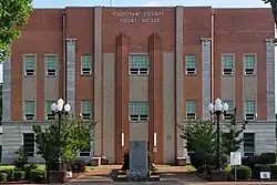 The Choctaw County Courthouse in Hugo.