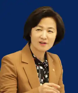 Former MinisterChoo Mi-aefrom Seoul