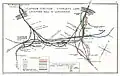 A 1914 Railway Clearing House map of lines around Vauxhall station