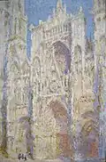 Rouen Cathedral, West Facade, Sunlight, 1894, National Gallery of Art