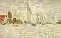 Boat race à Argenteuil by Claude Monet (Musée d'Orsay)