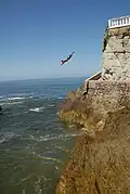 Cliff diver, Mazatlan Mexico.