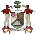 Coat of arms (1907–1967) of Black River Settlements (1749-1862) British Honduras (1862–1973)Belize (1973–1981)